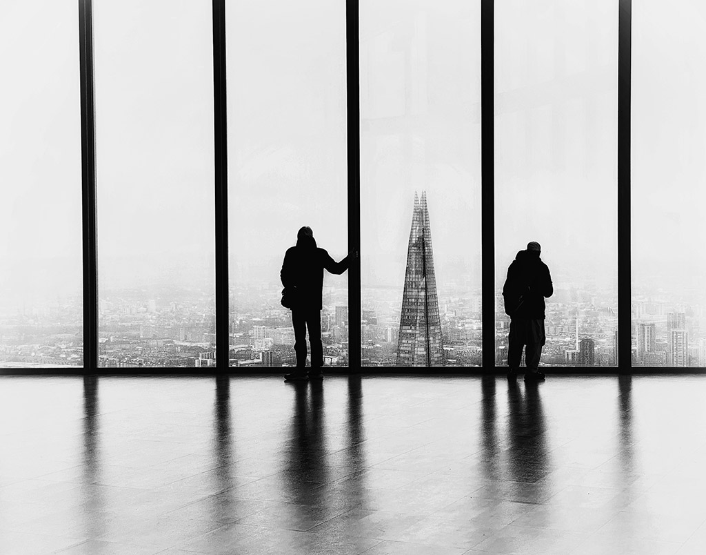 view from horizon 22 public viewing platform on the 58 floor of 22 Bishopsgate London