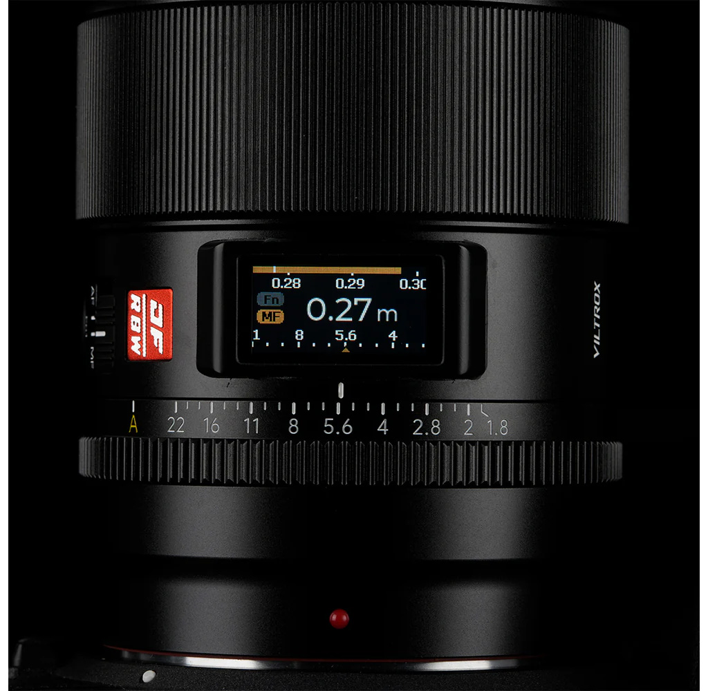 Viltrox AF 16mm F1.8 for Nikon Z-mout lens with built-in colour display 