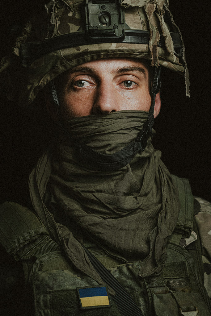 eyes of a defender close up portrait of a ukranian soldier shortlisted for portrait of humanity vol. 6