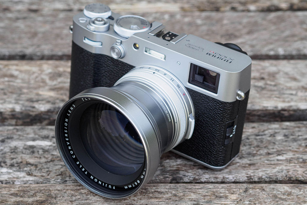 Fujifilm X100VI with TCL-X100 teleconverter fitted