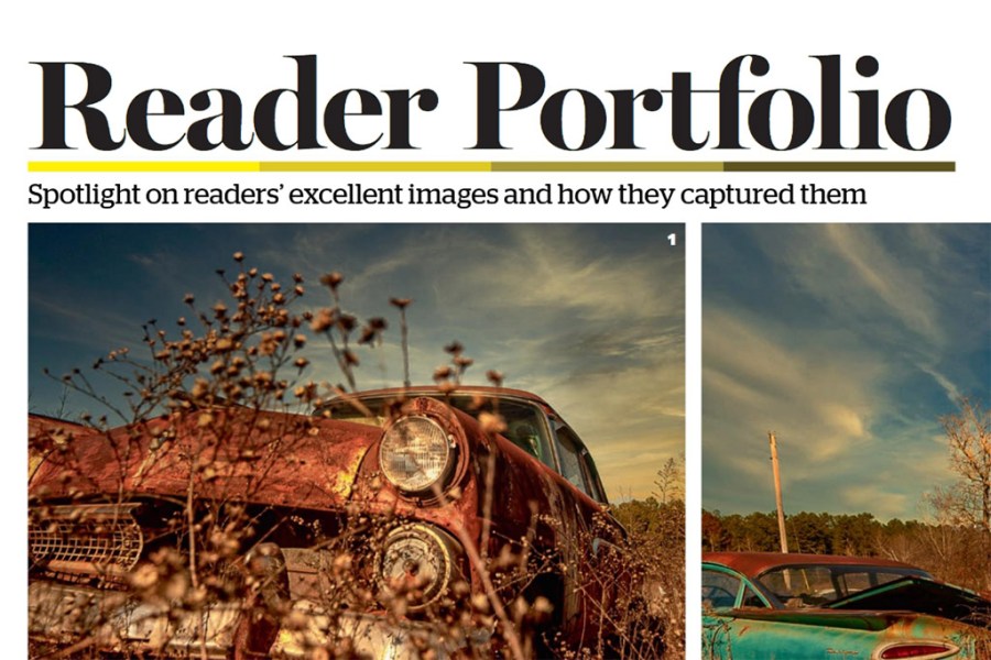 Example of the Reader Portfolio pages, featuring images by Karen McBride @kazmcb2023