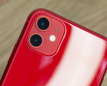 iPhone 11 cameras close up. Photo Jeremy Waller