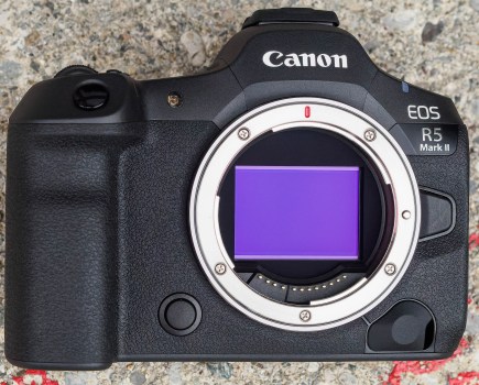 Canon EOS R5 Mark II stacked CMOS sensor