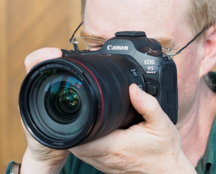 Canon EOS R5 Mark II in use