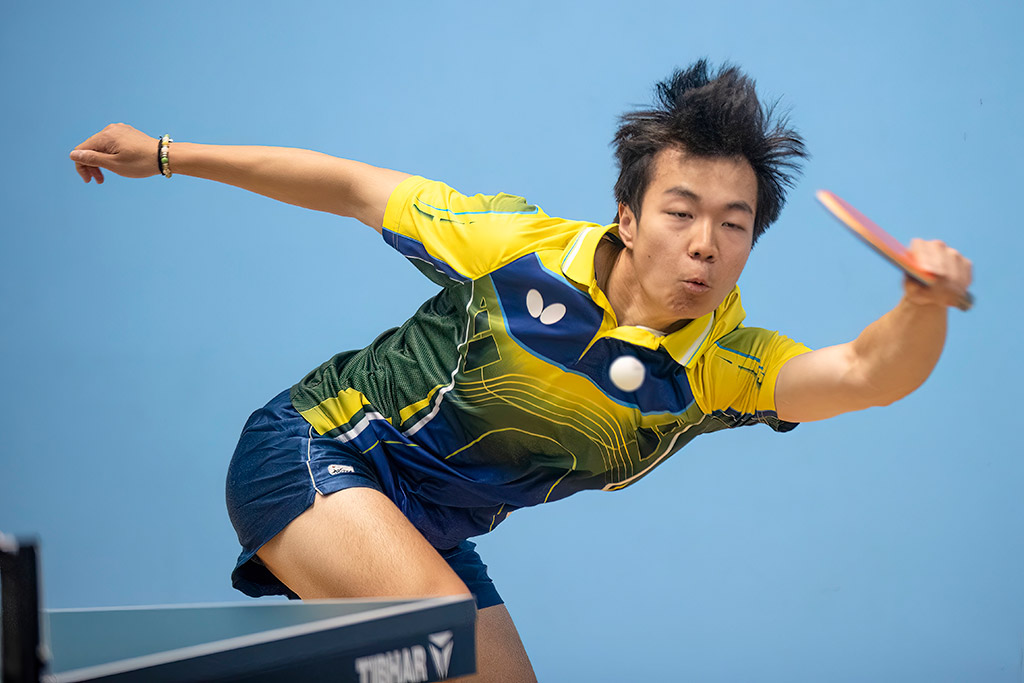 UK Chinese Table Tennis Association
Canon EOS-1DX Mark III, EF 70-200mm f/2.8L IS II USM, 1/800sec at f/2.8, ISO 4000 Image: Michael Loveder