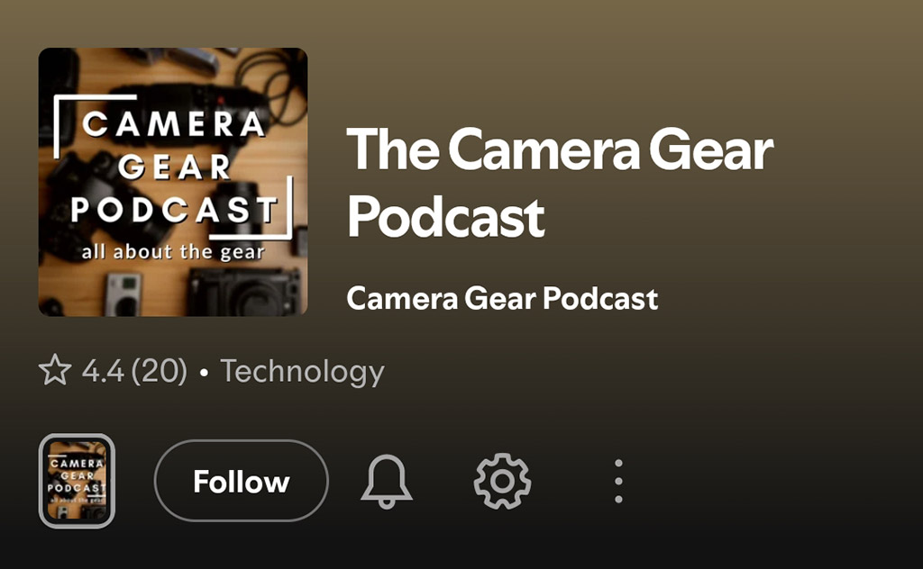 the camera gear podcast