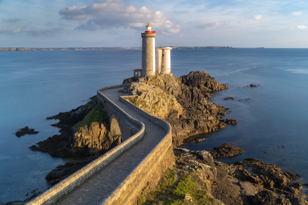 A lighthouse in brittany