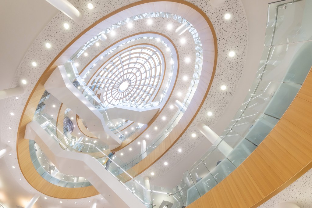 interior of the liverpool central library