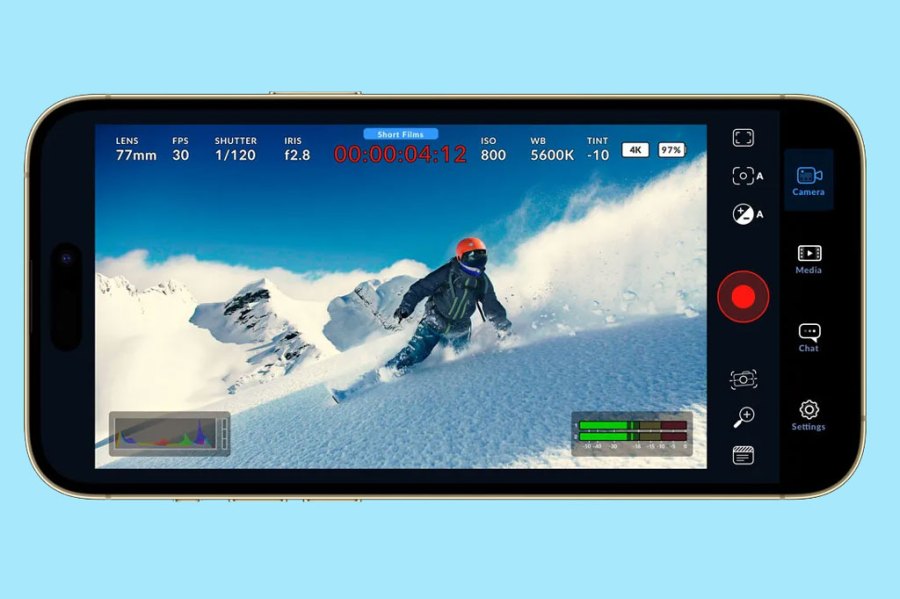 Blackmagic camera app, get cinema camera features and cinematic looks on your phone