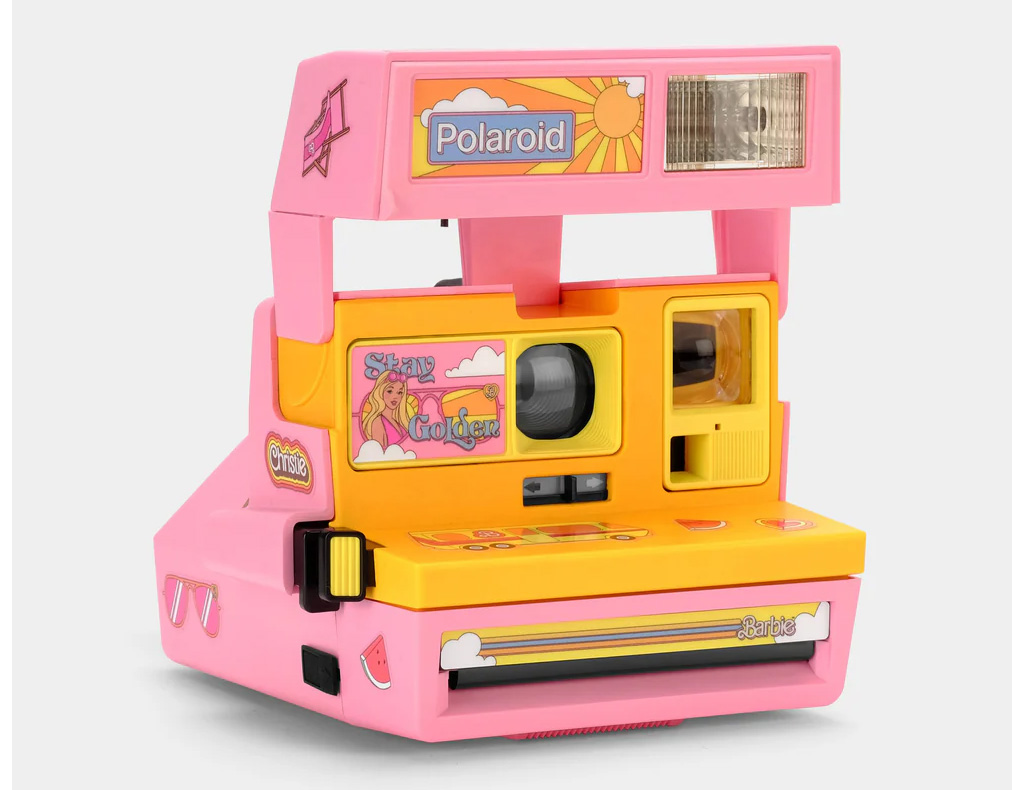 Polaroid 600 Malibu Barbie instant film camera