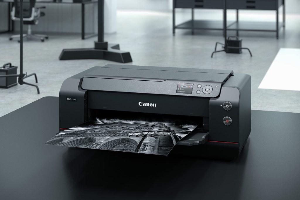 Canon imagePROGRAF PRO-1100 A2 photo printer. Image: Canon