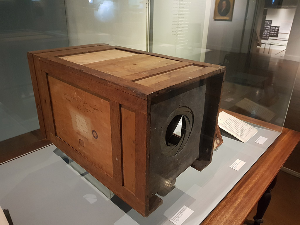 A camera given by Daguerre to Niépce c.1829. Niépce Museum, Chalon-sur-Soane. Photo: Michael Pritchard