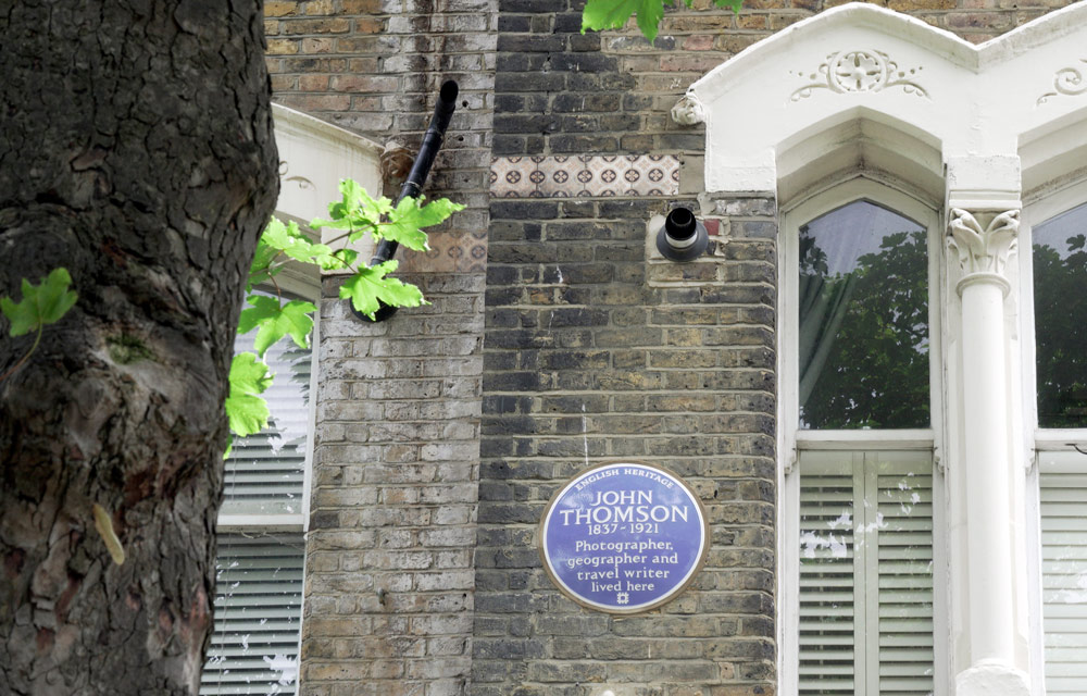 John Thomson blue plaque