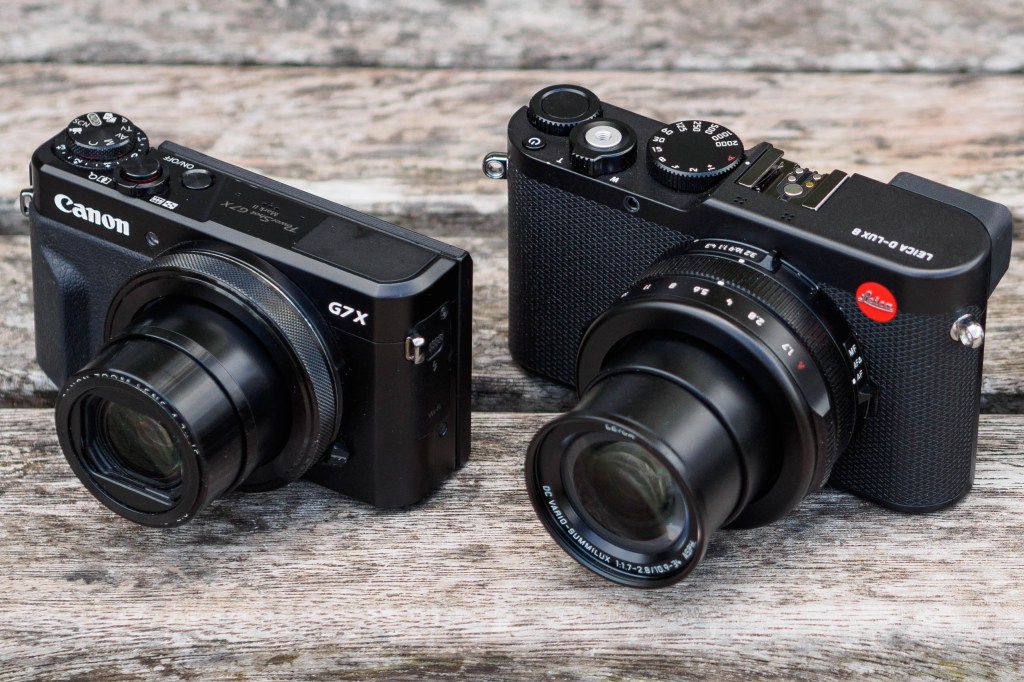 Canon PowerShot G7X Mark II compared to Leica D-Lux 8