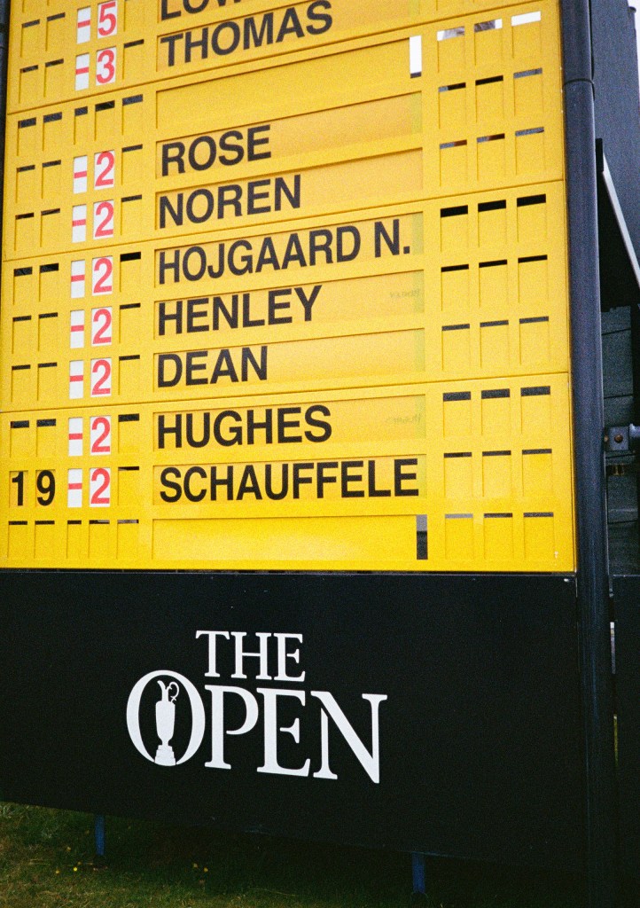 the open score board 2024 taken on film Kodak UltraMax 400 Image: Jessica Miller