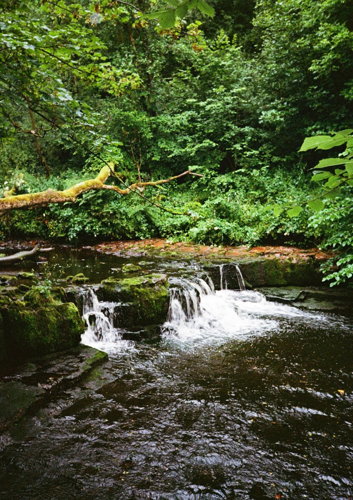 small waterfall in scotland