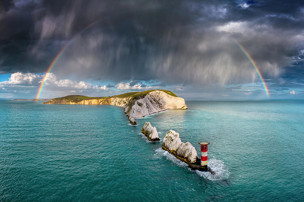 Evening Shower over the Needles, Jamie Russell