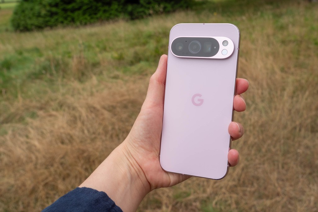 Google Pixel 9 Pro in hand