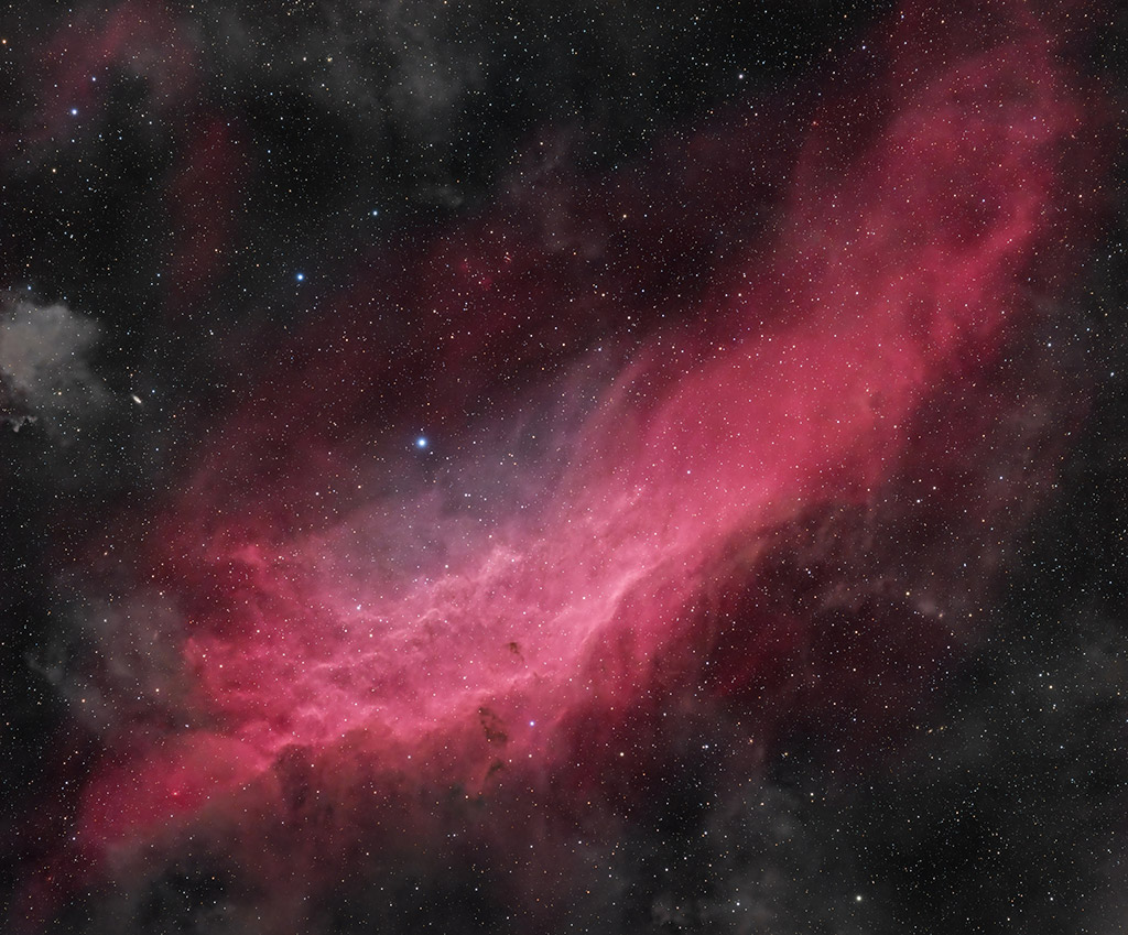 Daniele Borsari (Italy), aged 14. Taken with a ZWO ASI533MC Pro camera, Samyang 135 mm F2.0 lens, Sky-Watcher Star Adventurer mount, 135 mm f/2.8, 263 × 300-second exposures, 228 × 180-second exposures (33 hours 19 minutes total exposure). Young Astronomy Photographer of the Year Winner 2024