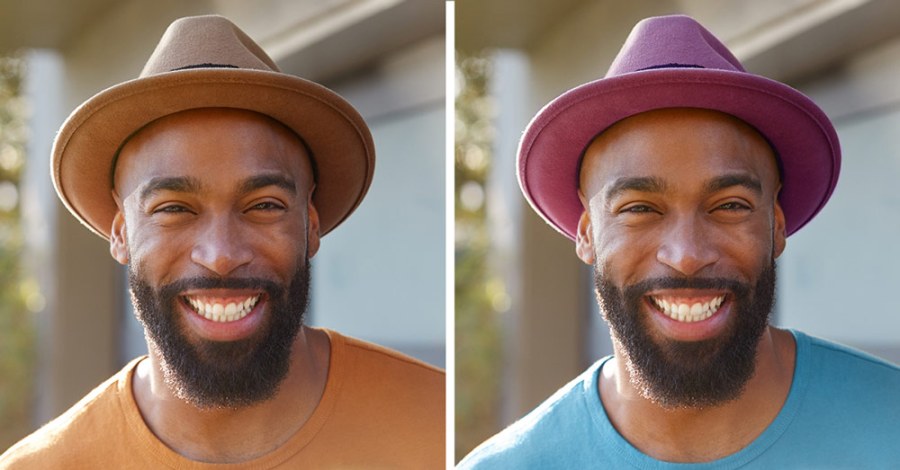 Photoshop Elements 2025 change object colour