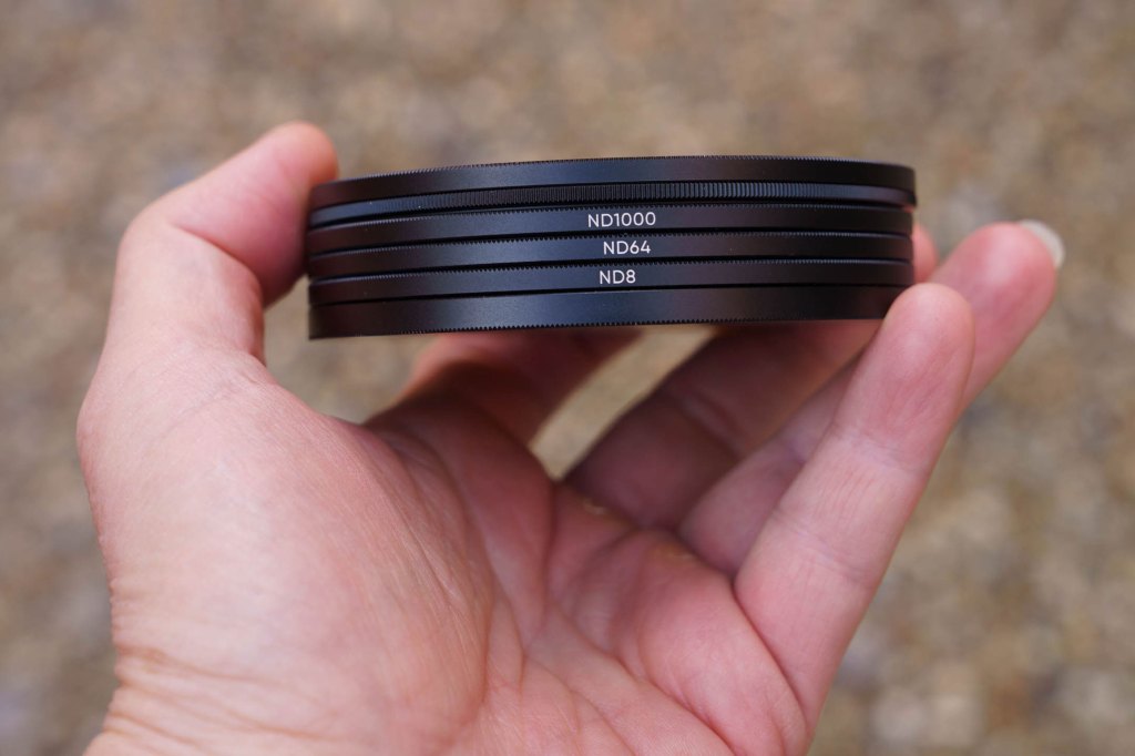 Urth Magnetic ND Selects Filter Kit Plus+ kit stacked with end caps