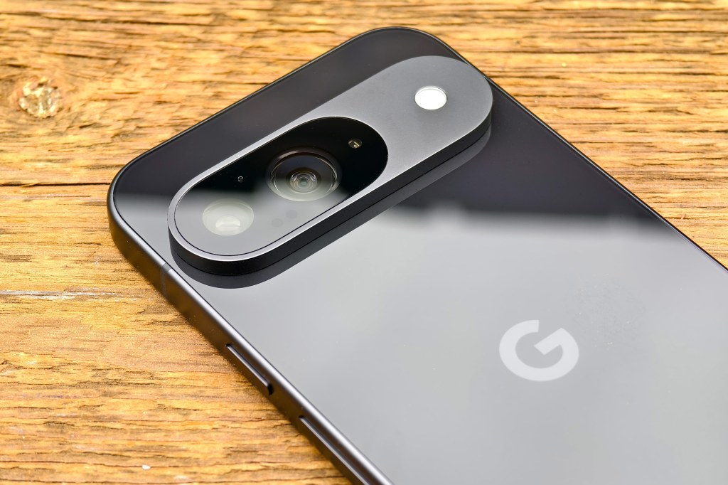 Google Pixel 9 in black. Photo Joshua Waller