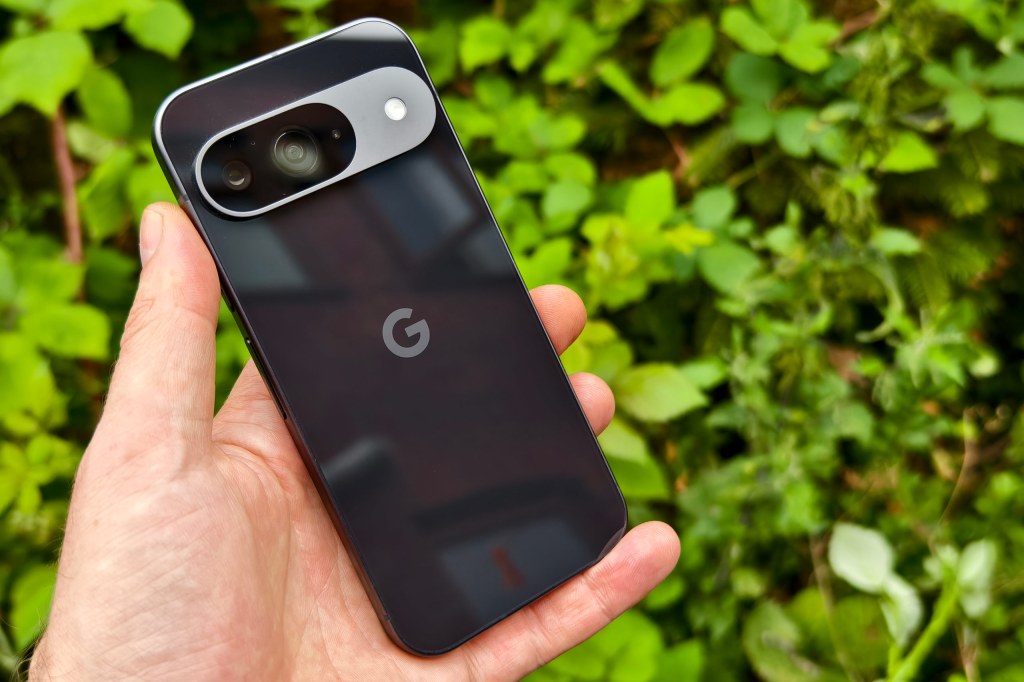 Google Pixel 9 in black. Photo Joshua Waller