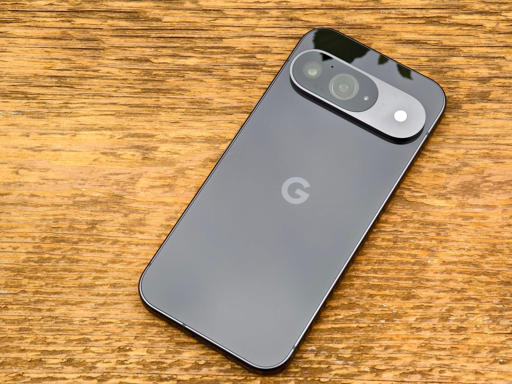 Google Pixel 9 in black. Photo Joshua Waller