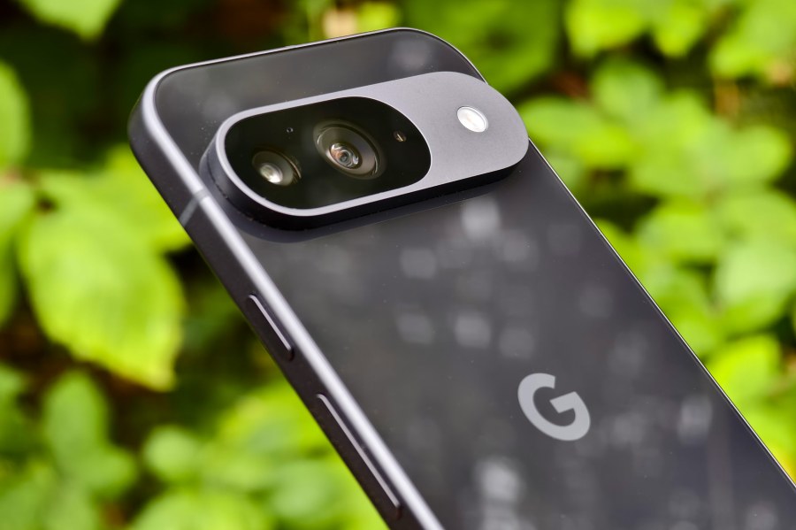 Google Pixel 9 in black. Photo Joshua Waller