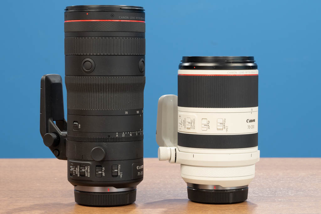 Canon RF 70-200mm F2.8L IS USM Z compared to original RF 70-200mm F2.8 L IS USM