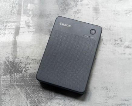 The Canon Selphy QX20 in Slate Grey