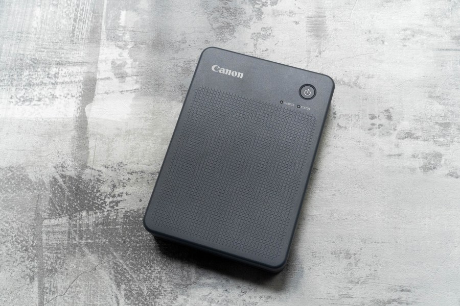 The Canon Selphy QX20 in Slate Grey