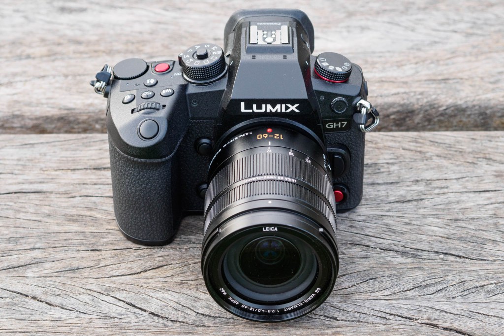 Panasonic Lumix GH7 top slant view