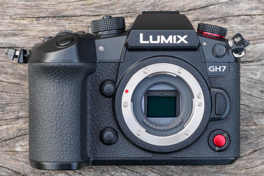 Panasonic Lumix GH7 showing 25MP Four Thirds sensor