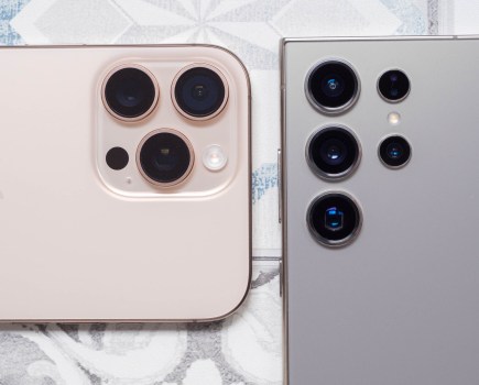The cameras of the iPhone 16 Pro Max and the Samsung Galaxy S24 Ultra