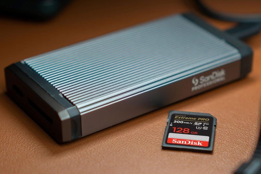 SanDisk Extreme Pro 128GB SDXC memory card. Image: SanDisk