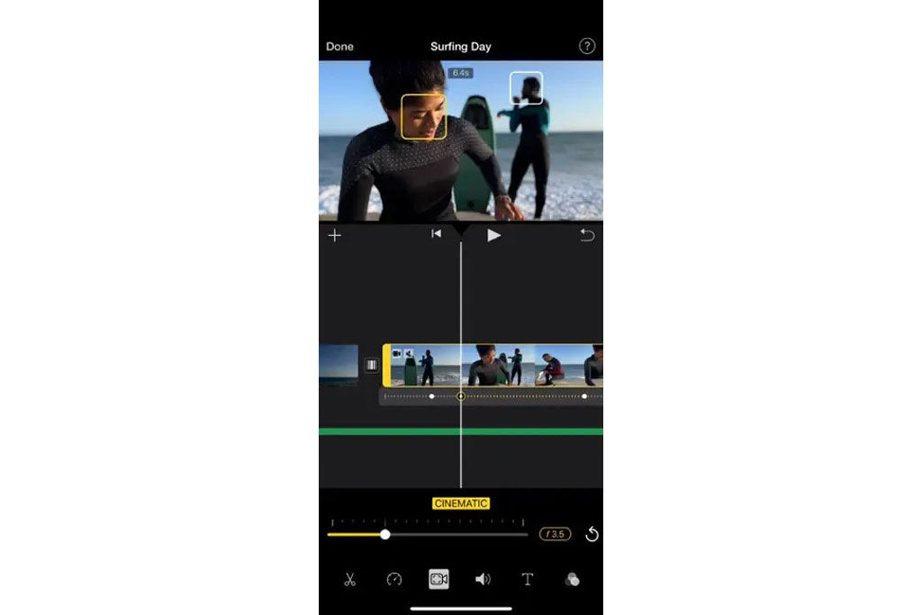 Apple iMovie app