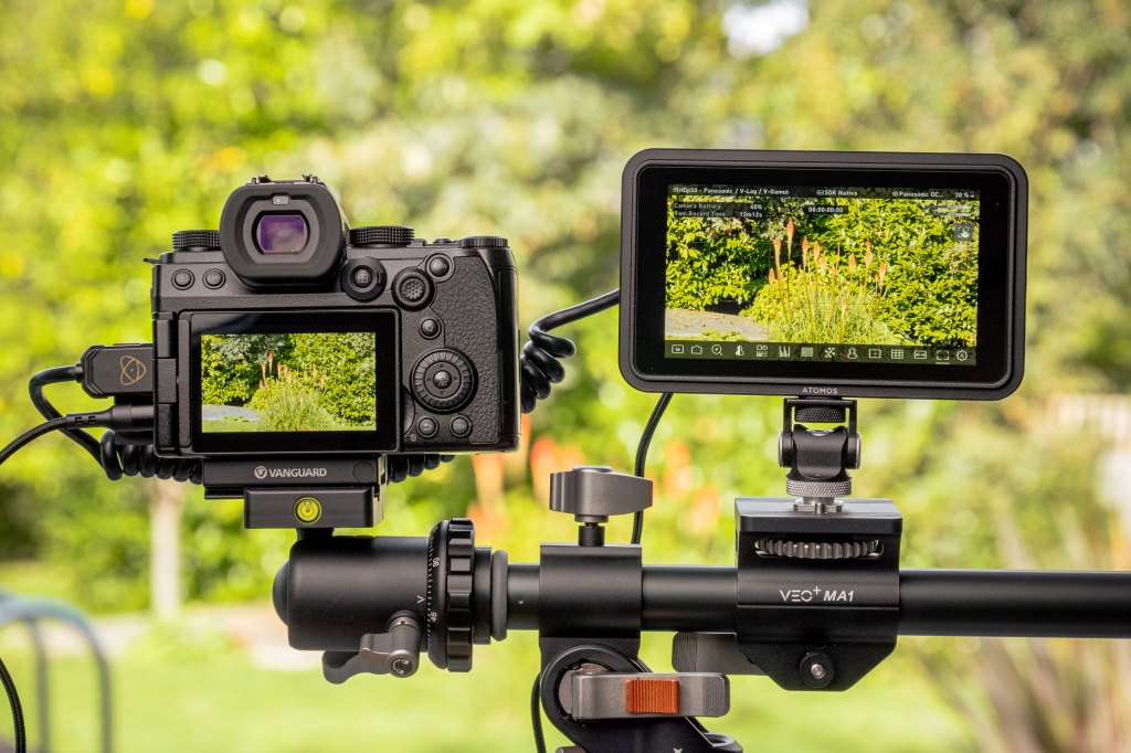 Atomos Shinobi II in use