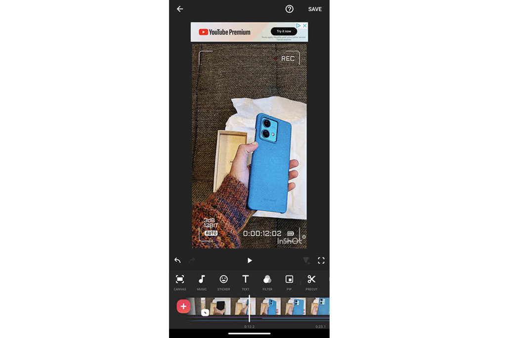 InShot video app