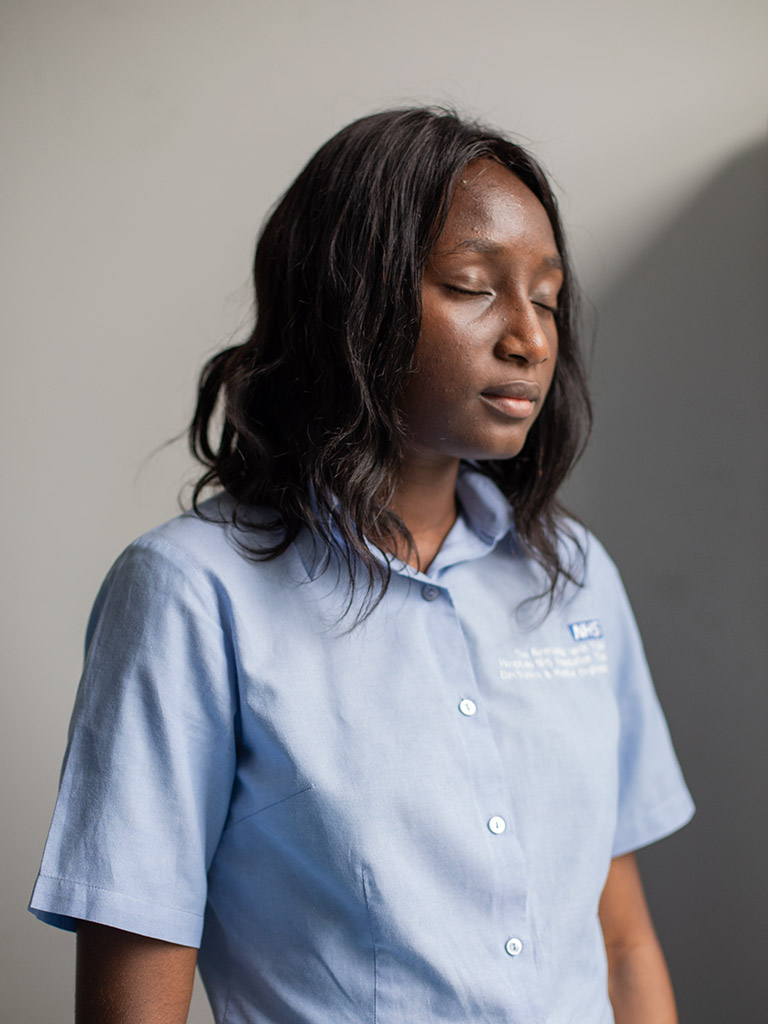 portrait of nhs worker