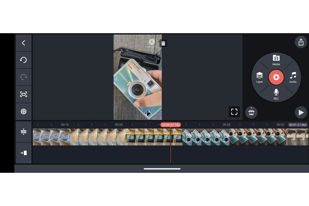 KineMaster video editing app for smartphones