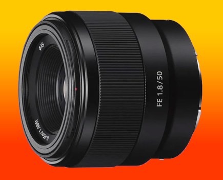 The Sony FE 50mm F1.8 lens is lightweight and portable.