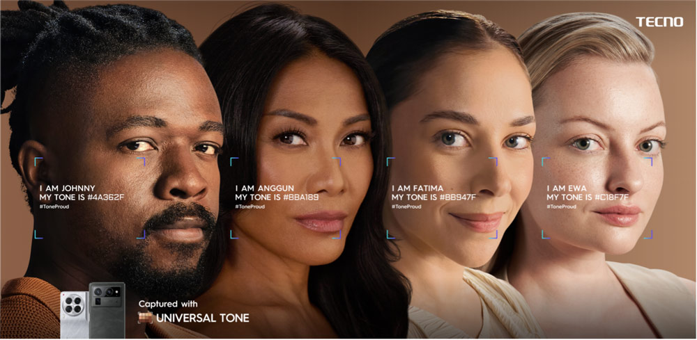 Tecno skin tone campaign