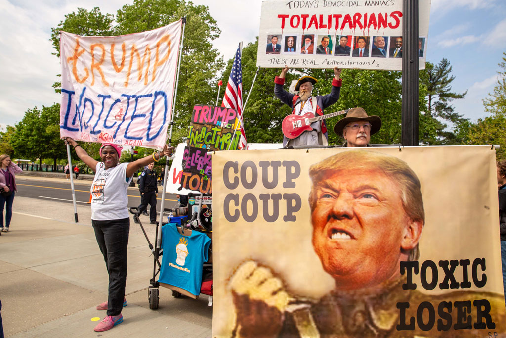 Washington demonstration, street photography America