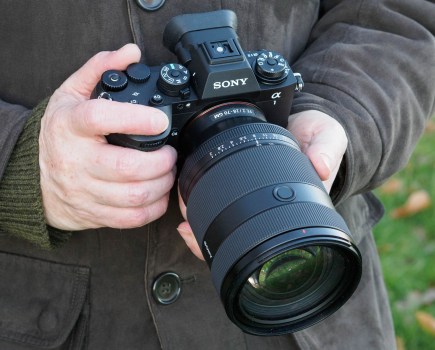 Sony Alpha A1 II in-hand