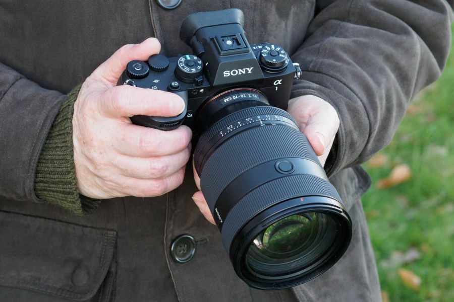 Sony Alpha A1 II in-hand