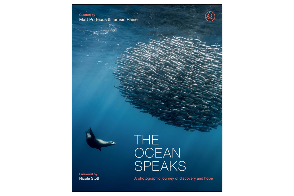 Photo book, The ocean speaks by Julie Chandelier, cover