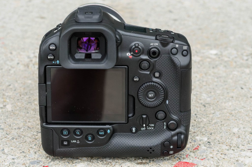 Canon EOS R1 rear controls