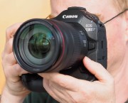 Canon EOS R1 in use