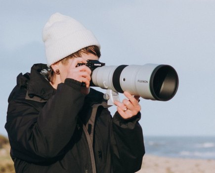 Emily Endean with the Fujifilm XF 500mm